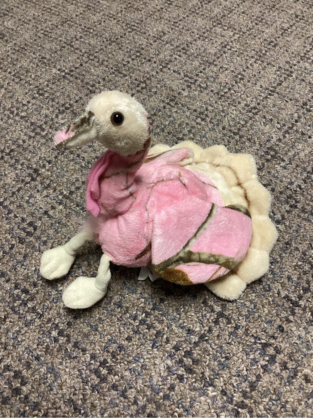 Wildlife Artists Camo Wild Plush Pink Camo Stuffed Wild Turkey